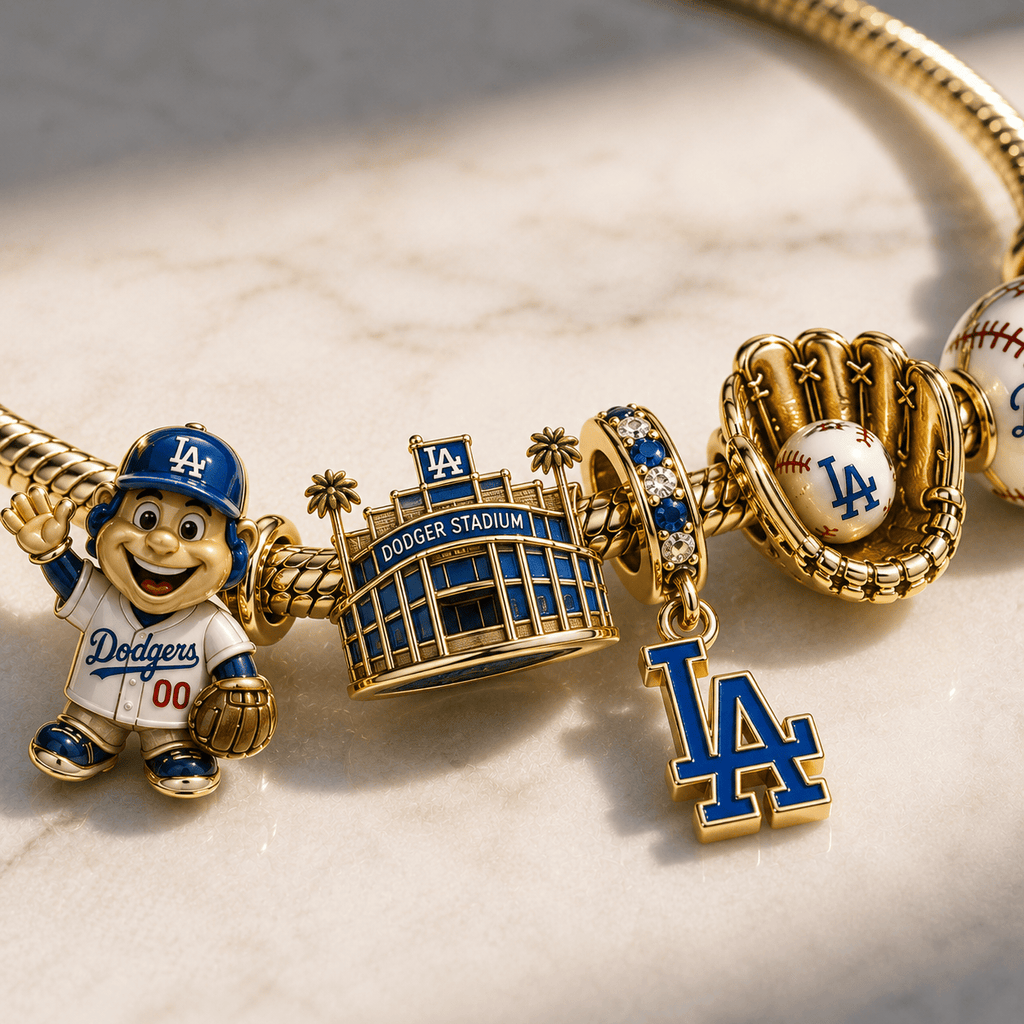 LAD Gold Charm Bracelet Set BMD