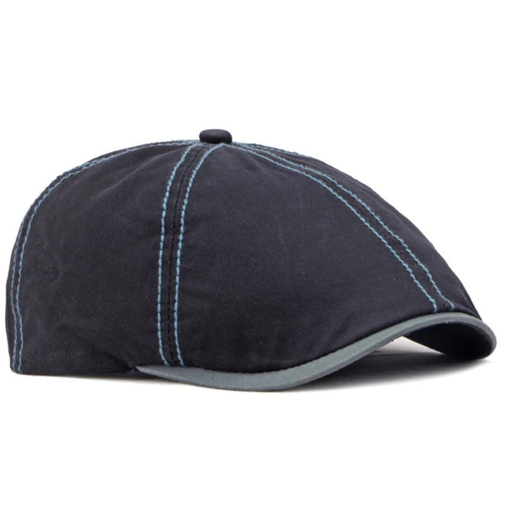 HT4661 Beret Cap Men Women New Spring Summer Sun Hat Octagonal Cap Vintage Beret Hat Adjustable Ivy Flat Cap Male Female Berets