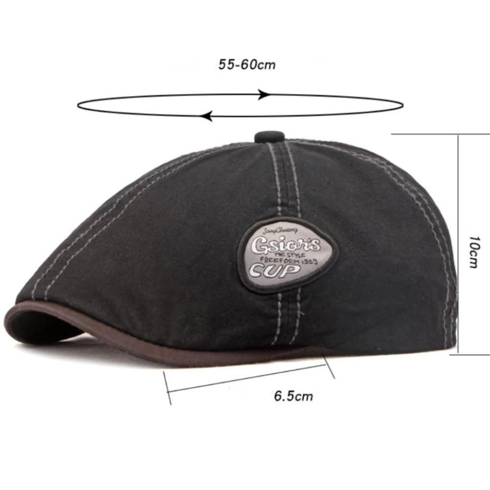 HT4661 Beret Cap Men Women New Spring Summer Sun Hat Octagonal Cap Vintage Beret Hat Adjustable Ivy Flat Cap Male Female Berets